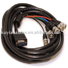5M 15 Pin VGA to 5 BNC Connector Cable M/Mfor CCTV Security